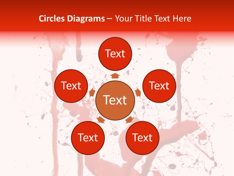 Horror Natural Splat PowerPoint Template