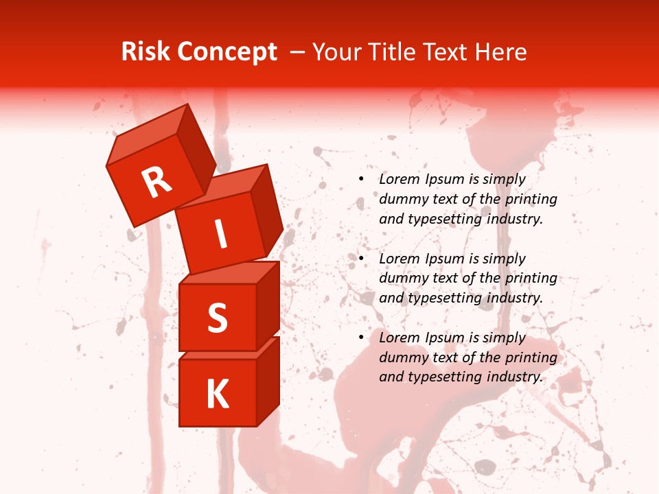 Horror Natural Splat PowerPoint Template