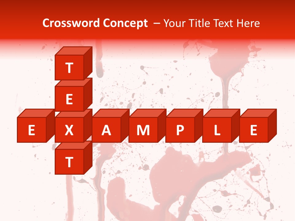 Horror Natural Splat PowerPoint Template