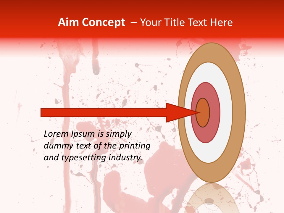 Horror Natural Splat PowerPoint Template