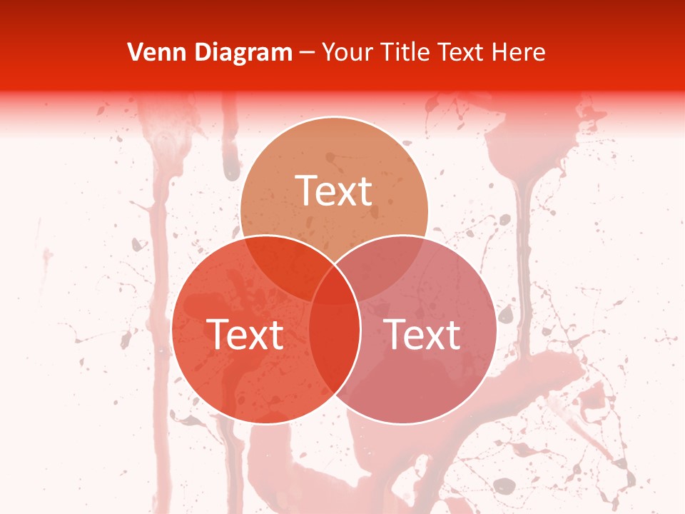 Horror Natural Splat PowerPoint Template