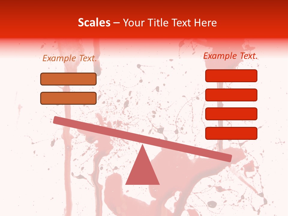 Horror Natural Splat PowerPoint Template
