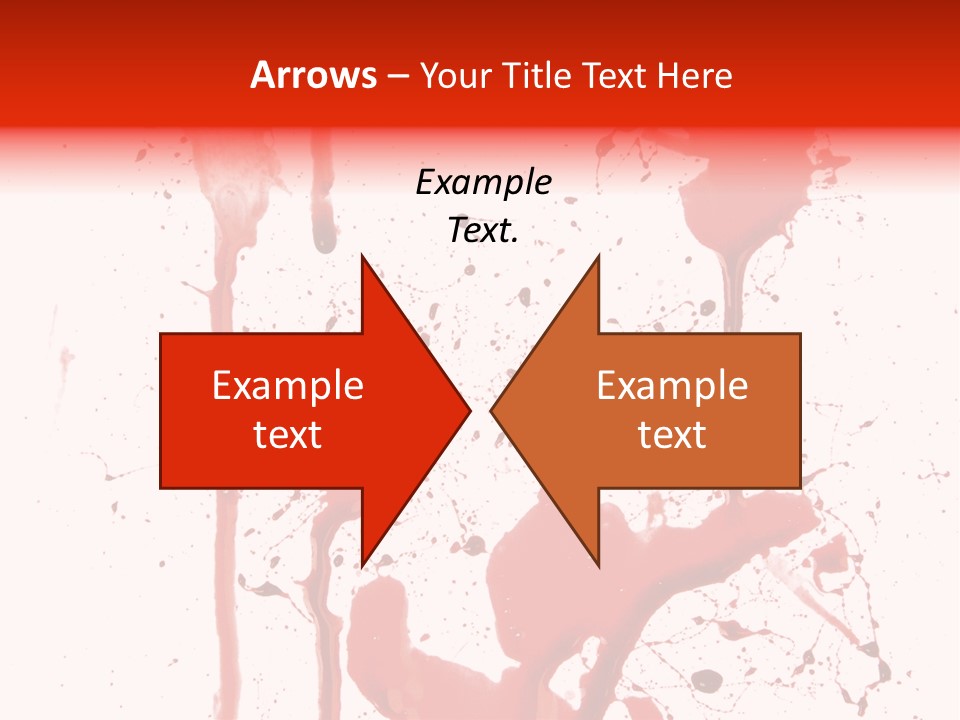 Horror Natural Splat PowerPoint Template