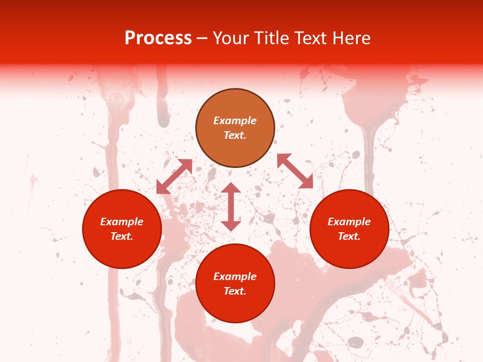 Horror Natural Splat PowerPoint Template