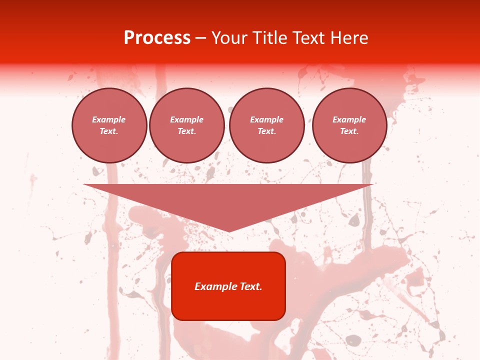 Horror Natural Splat PowerPoint Template