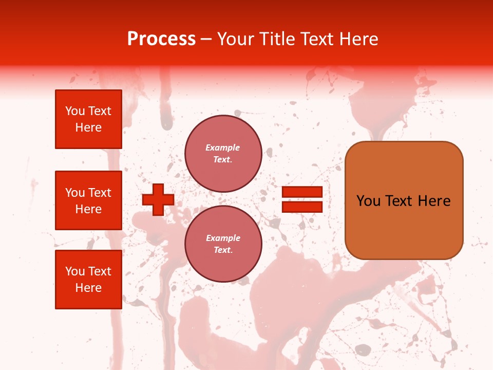 Horror Natural Splat PowerPoint Template