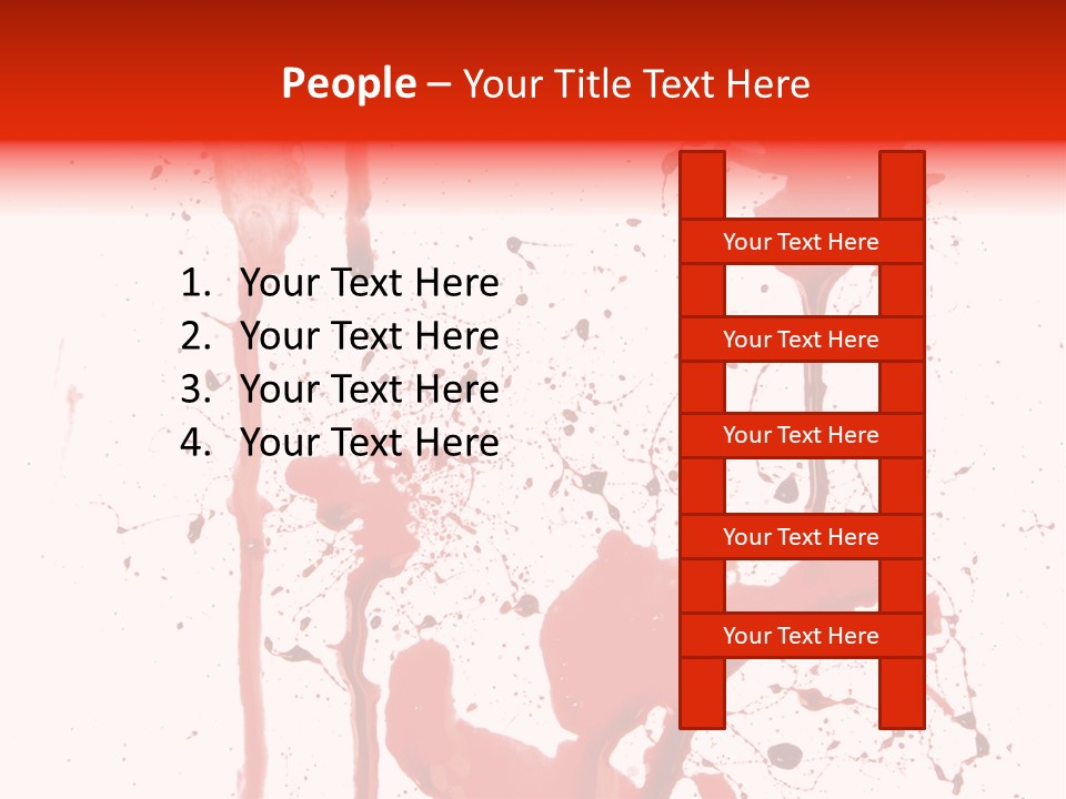 Horror Natural Splat PowerPoint Template