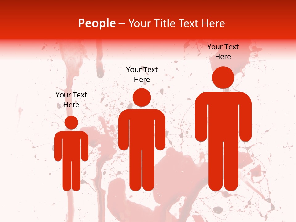 Horror Natural Splat PowerPoint Template