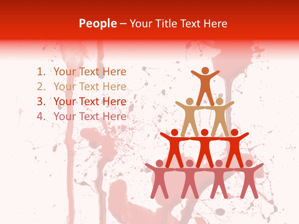 Horror Natural Splat PowerPoint Template