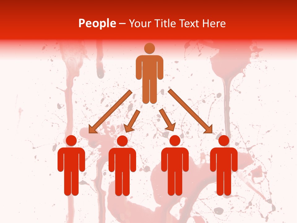 Horror Natural Splat PowerPoint Template