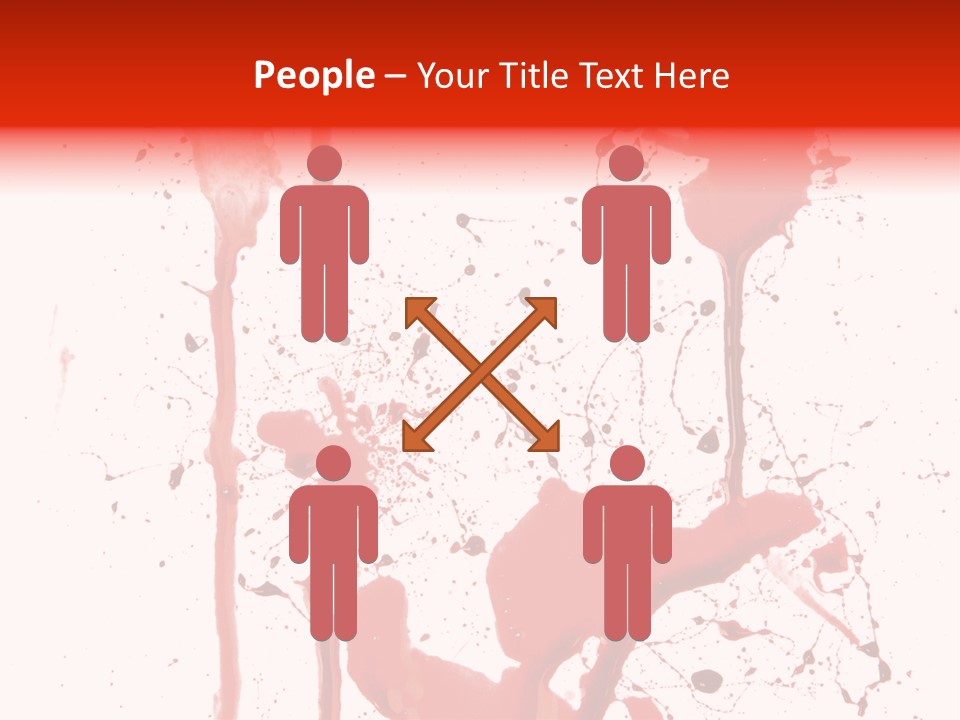 Horror Natural Splat PowerPoint Template
