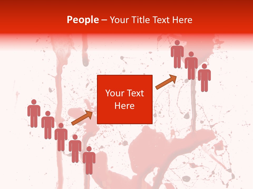 Horror Natural Splat PowerPoint Template
