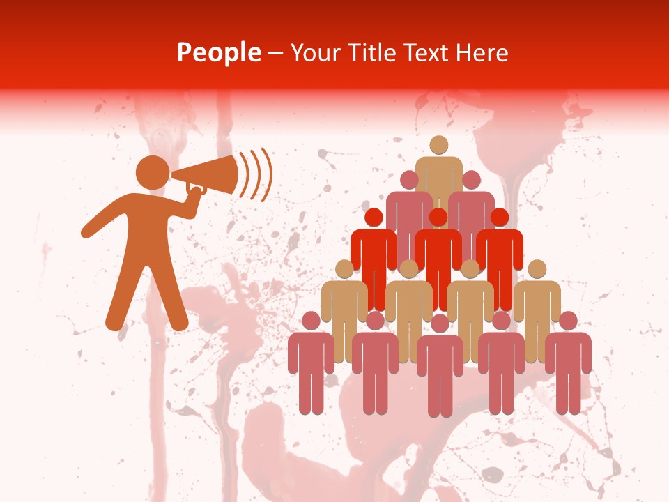 Horror Natural Splat PowerPoint Template