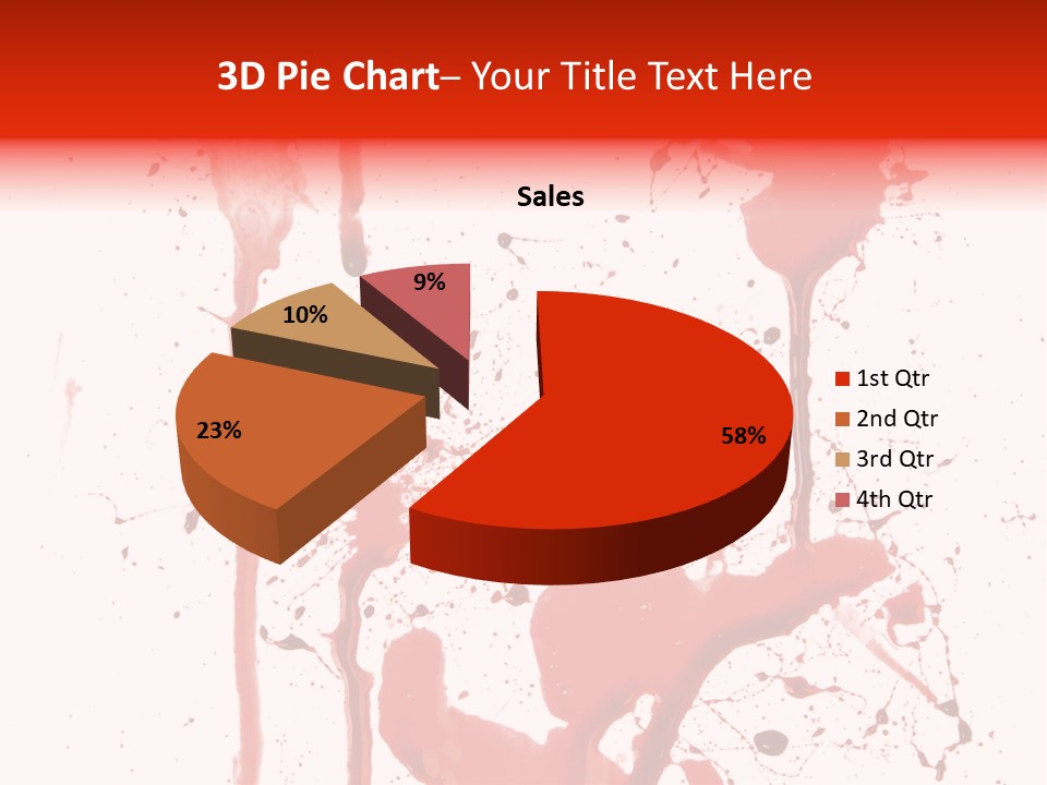 Horror Natural Splat PowerPoint Template