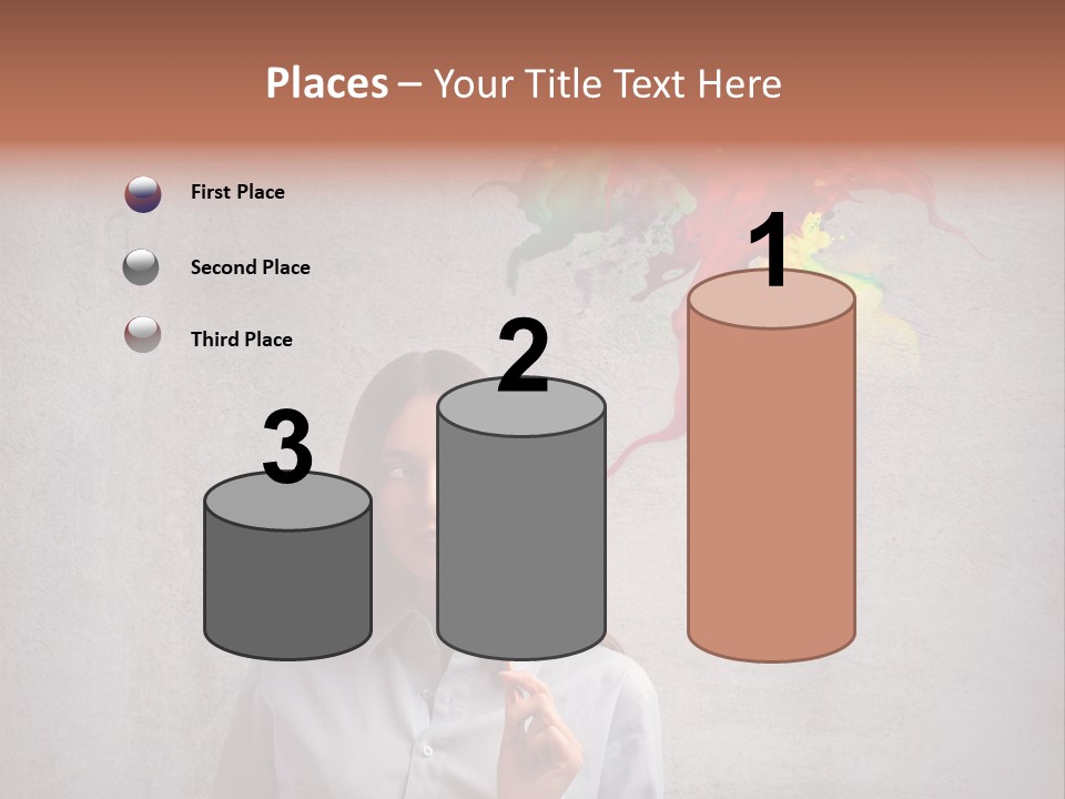 Girl Learn Work PowerPoint Template