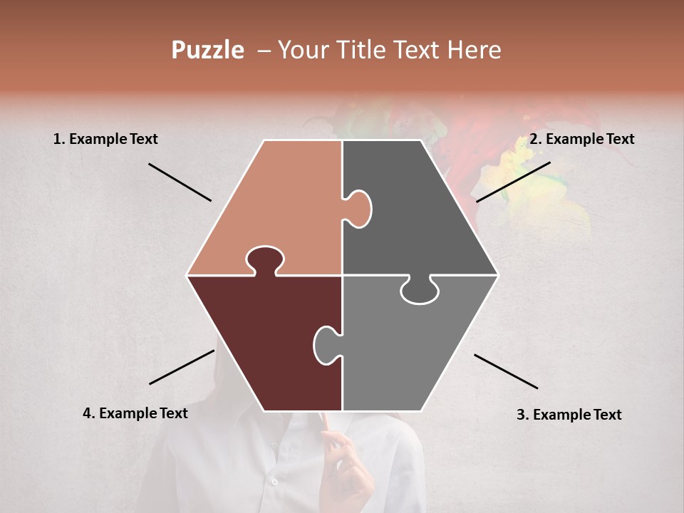 Girl Learn Work PowerPoint Template