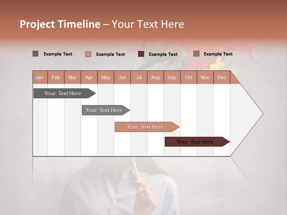 Girl Learn Work PowerPoint Template