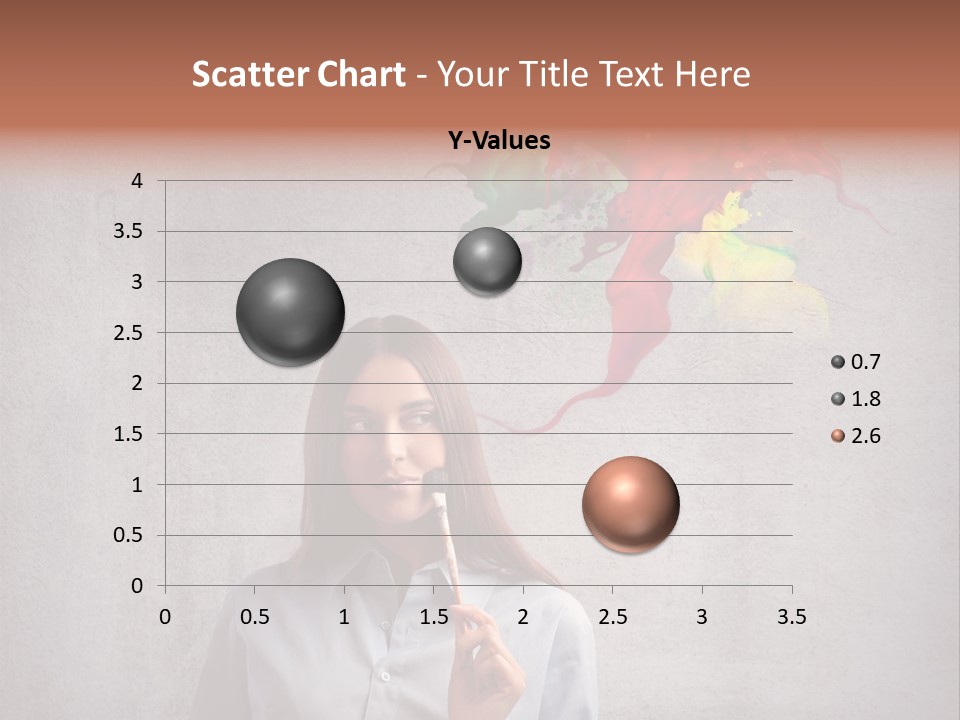 Girl Learn Work PowerPoint Template