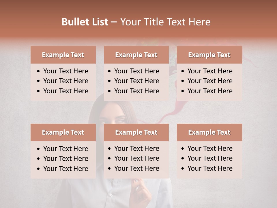 Girl Learn Work PowerPoint Template