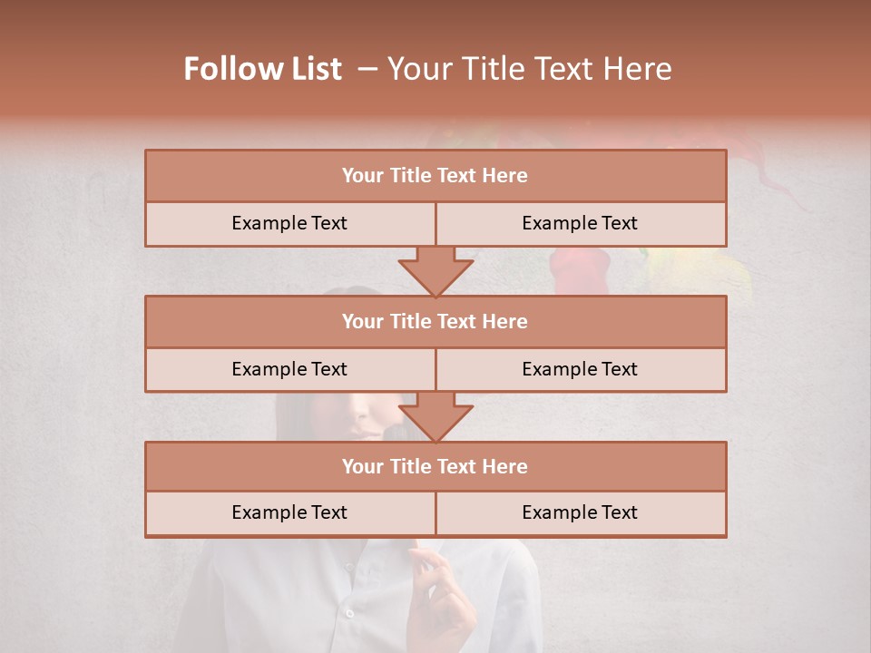 Girl Learn Work PowerPoint Template