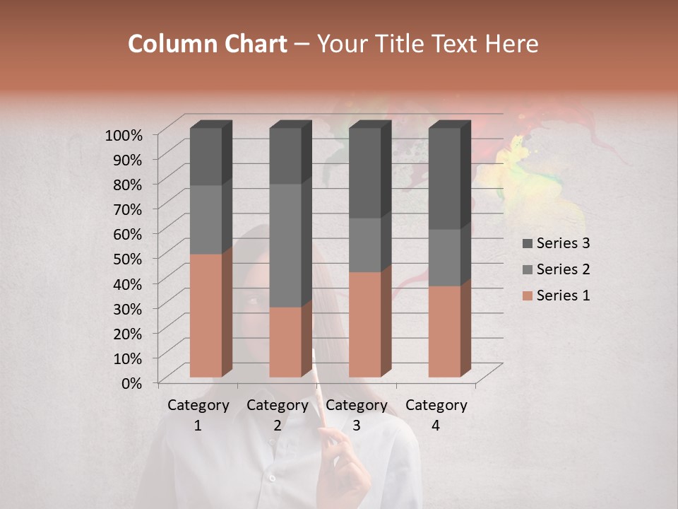 Girl Learn Work PowerPoint Template