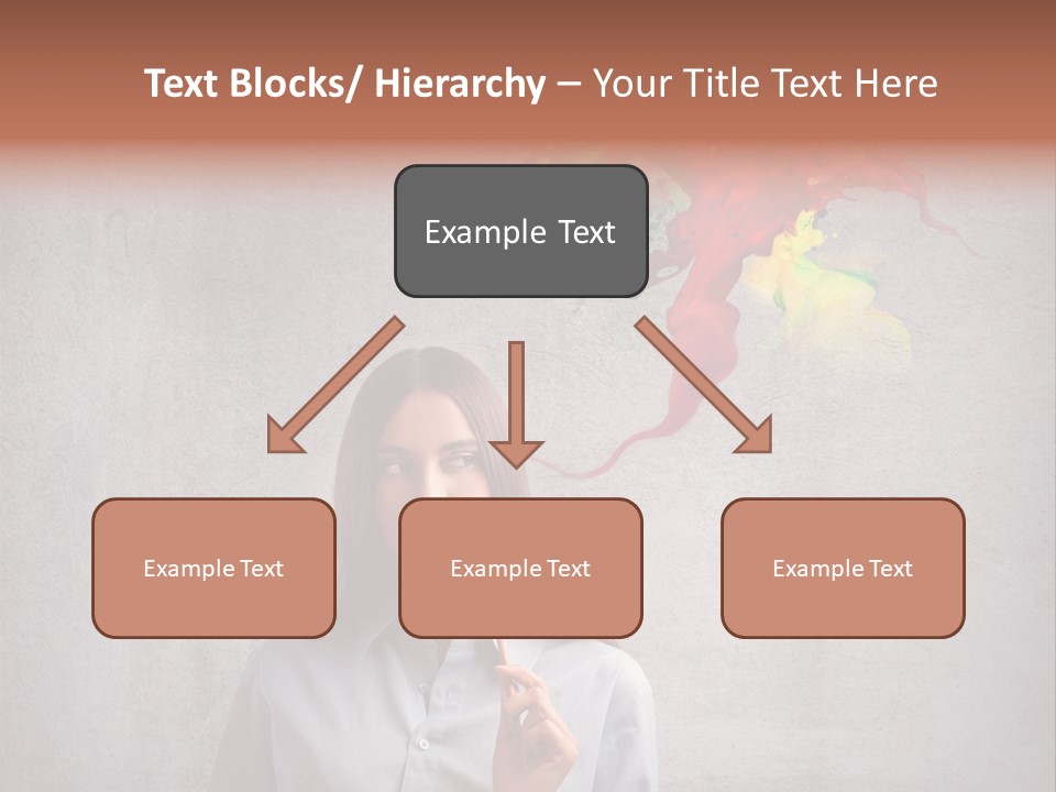 Girl Learn Work PowerPoint Template