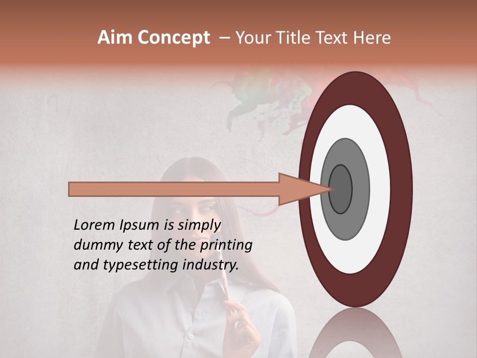 Girl Learn Work PowerPoint Template