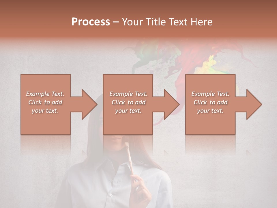 Girl Learn Work PowerPoint Template