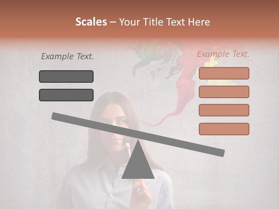 Girl Learn Work PowerPoint Template