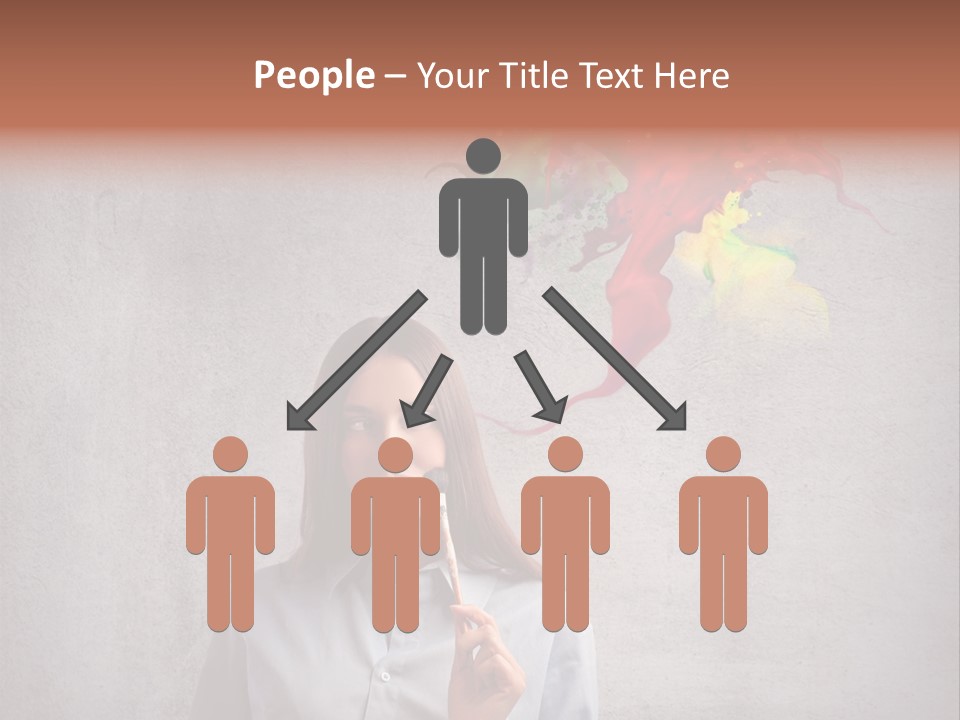 Girl Learn Work PowerPoint Template