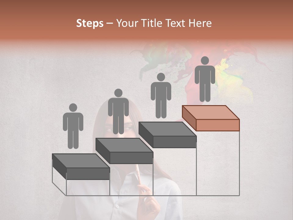 Girl Learn Work PowerPoint Template