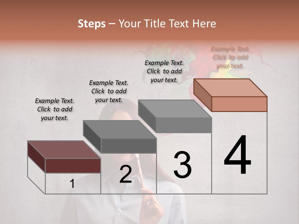 Girl Learn Work PowerPoint Template