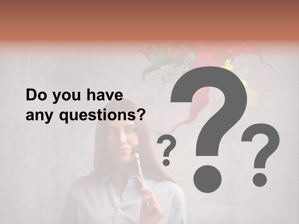 Girl Learn Work PowerPoint Template