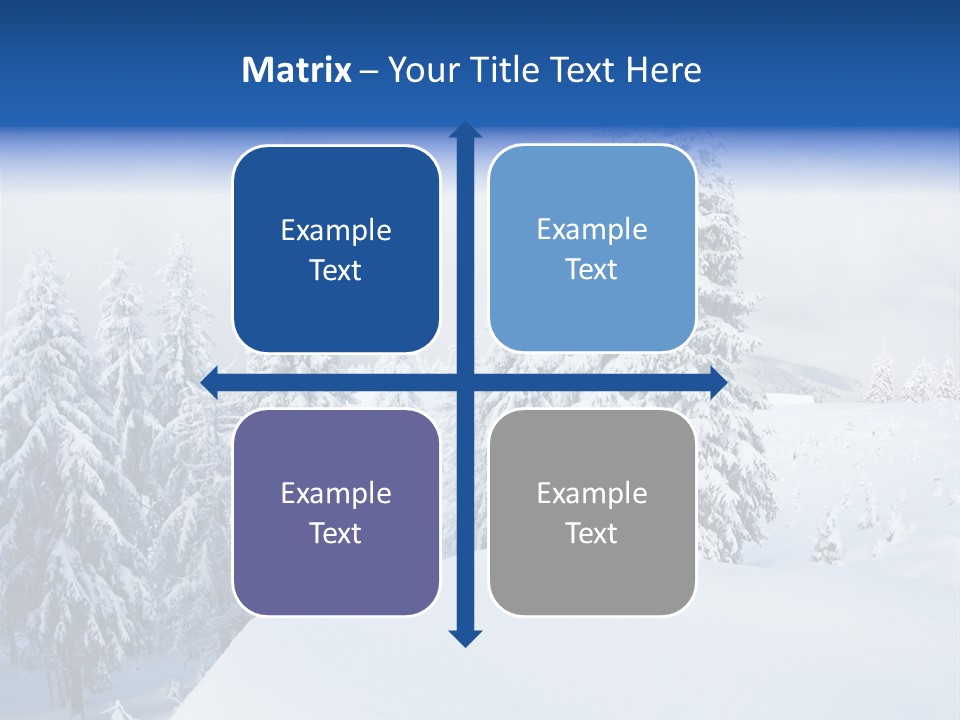 Climate Panorama Winter PowerPoint Template