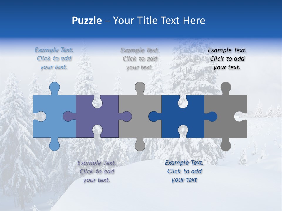 Climate Panorama Winter PowerPoint Template