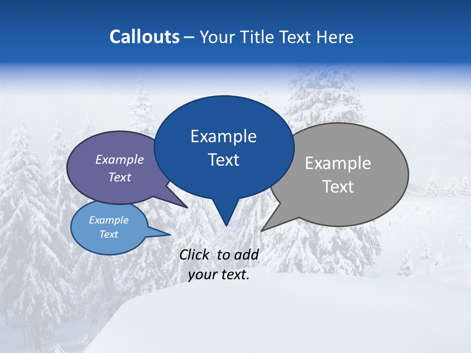 Climate Panorama Winter PowerPoint Template