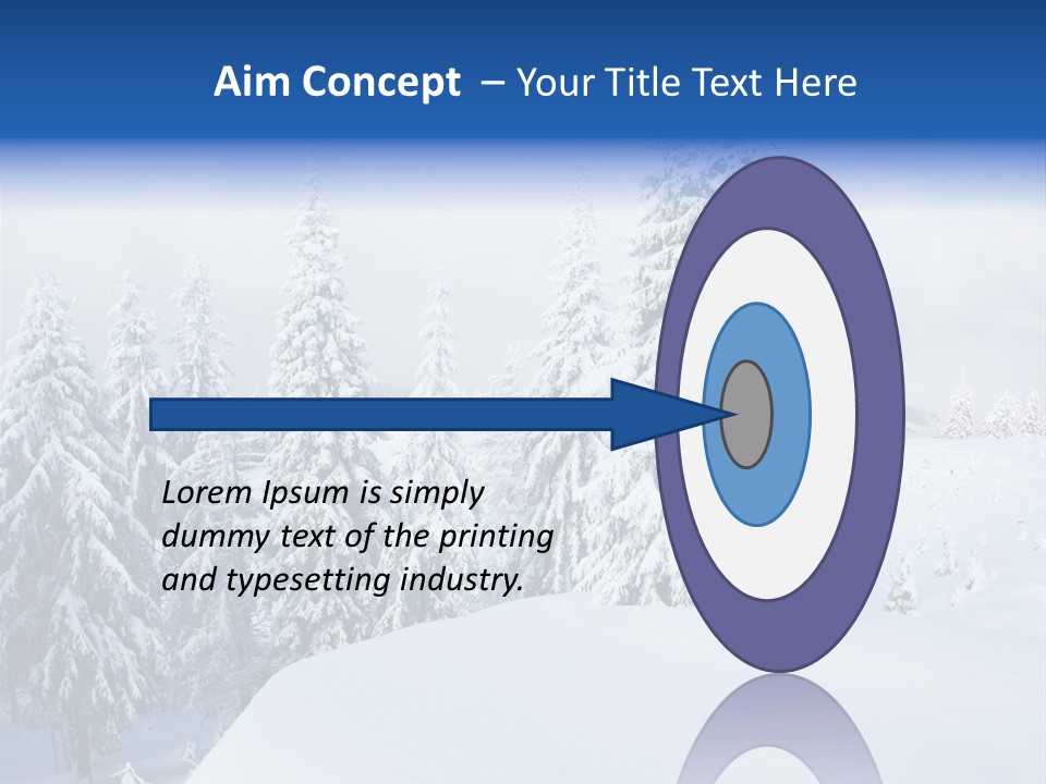 Climate Panorama Winter PowerPoint Template