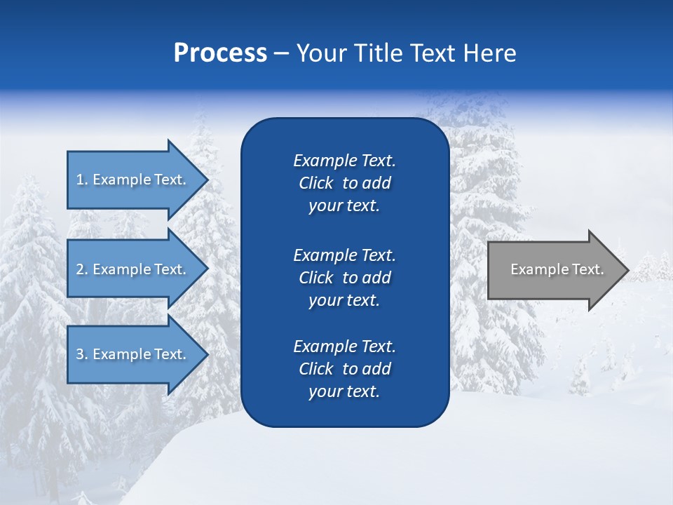Climate Panorama Winter PowerPoint Template