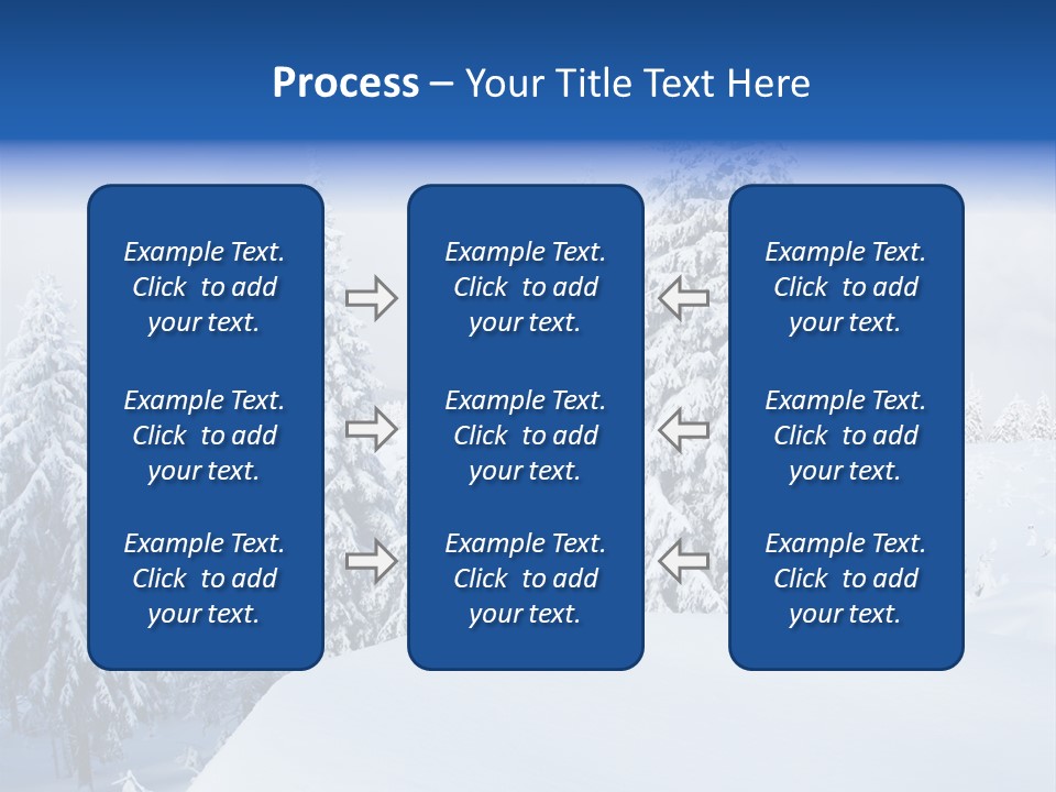 Climate Panorama Winter PowerPoint Template