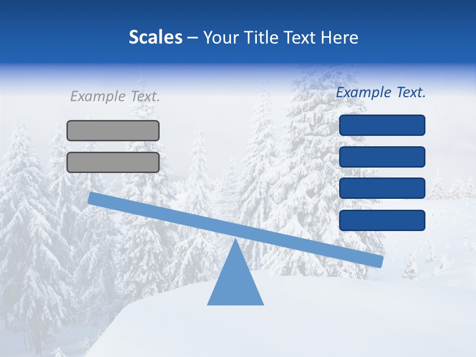 Climate Panorama Winter PowerPoint Template