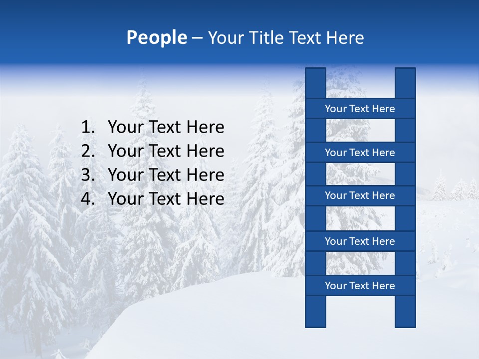 Climate Panorama Winter PowerPoint Template