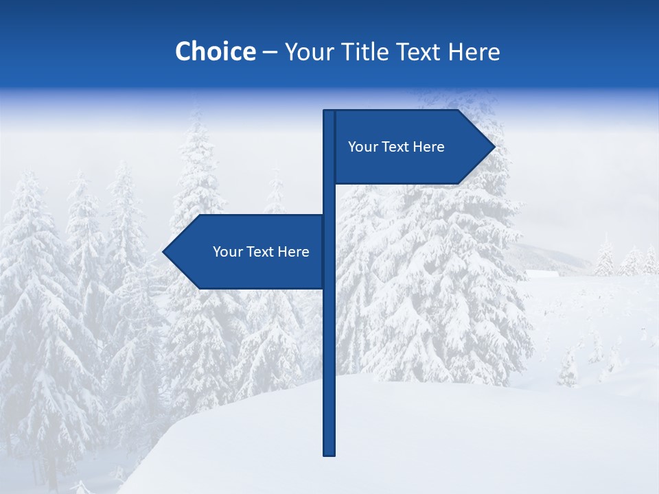 Climate Panorama Winter PowerPoint Template