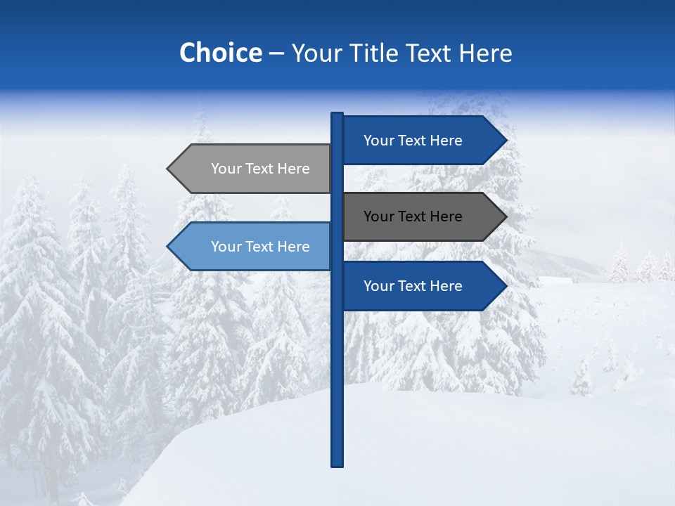 Climate Panorama Winter PowerPoint Template