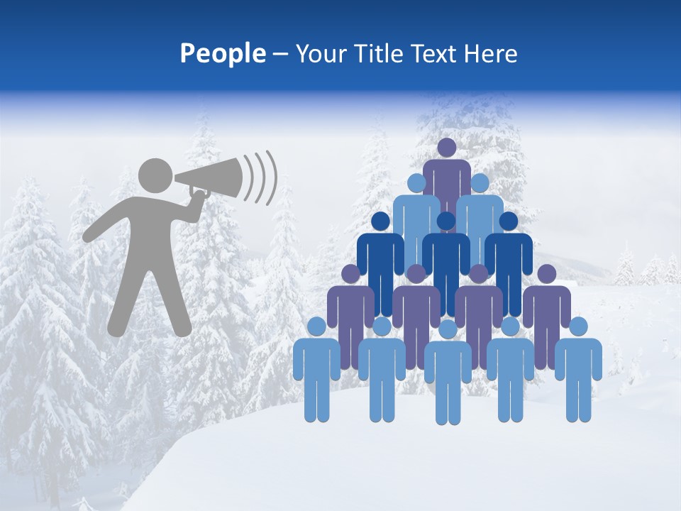 Climate Panorama Winter PowerPoint Template