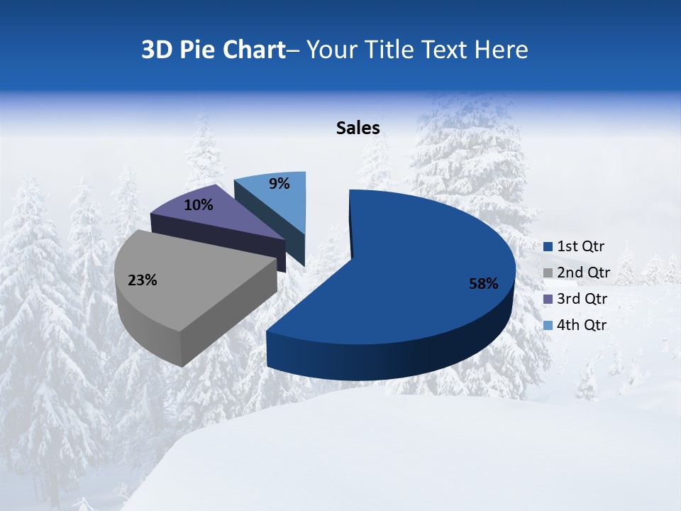 Climate Panorama Winter PowerPoint Template
