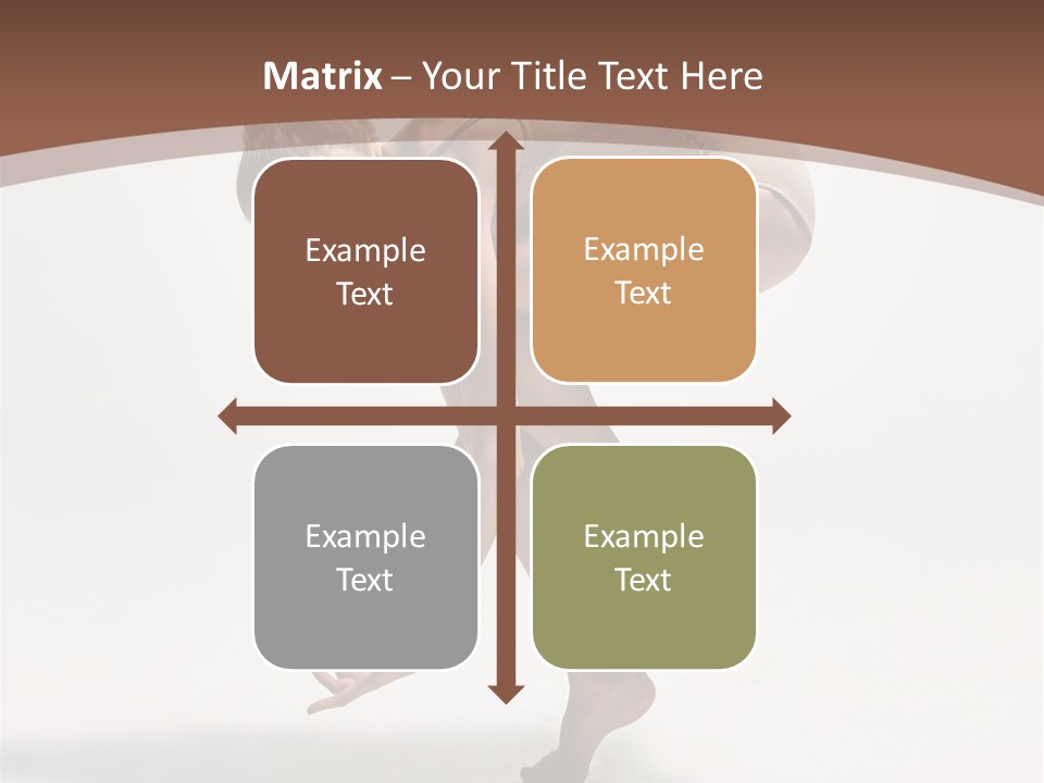 Cheerful Pose Cool PowerPoint Template