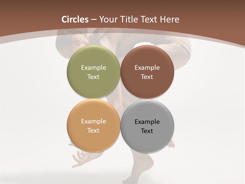 Cheerful Pose Cool PowerPoint Template