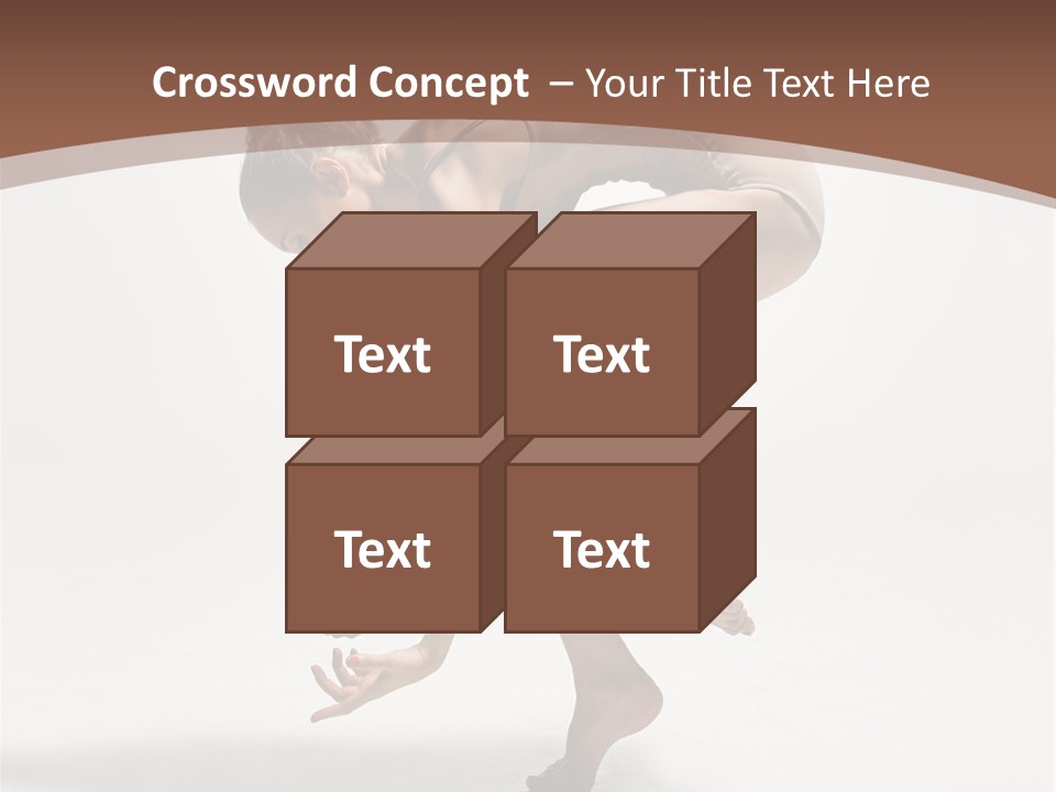 Cheerful Pose Cool PowerPoint Template