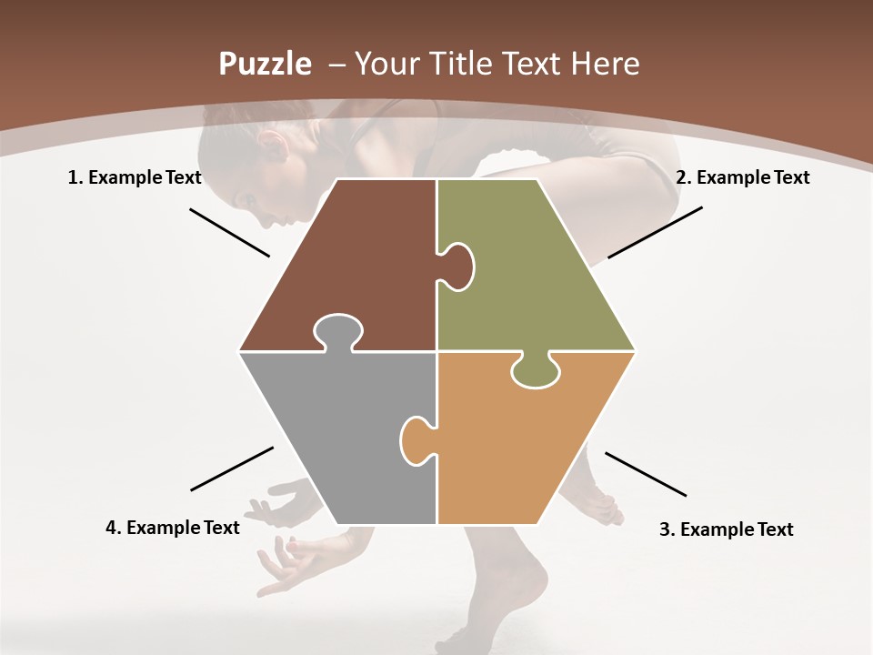 Cheerful Pose Cool PowerPoint Template