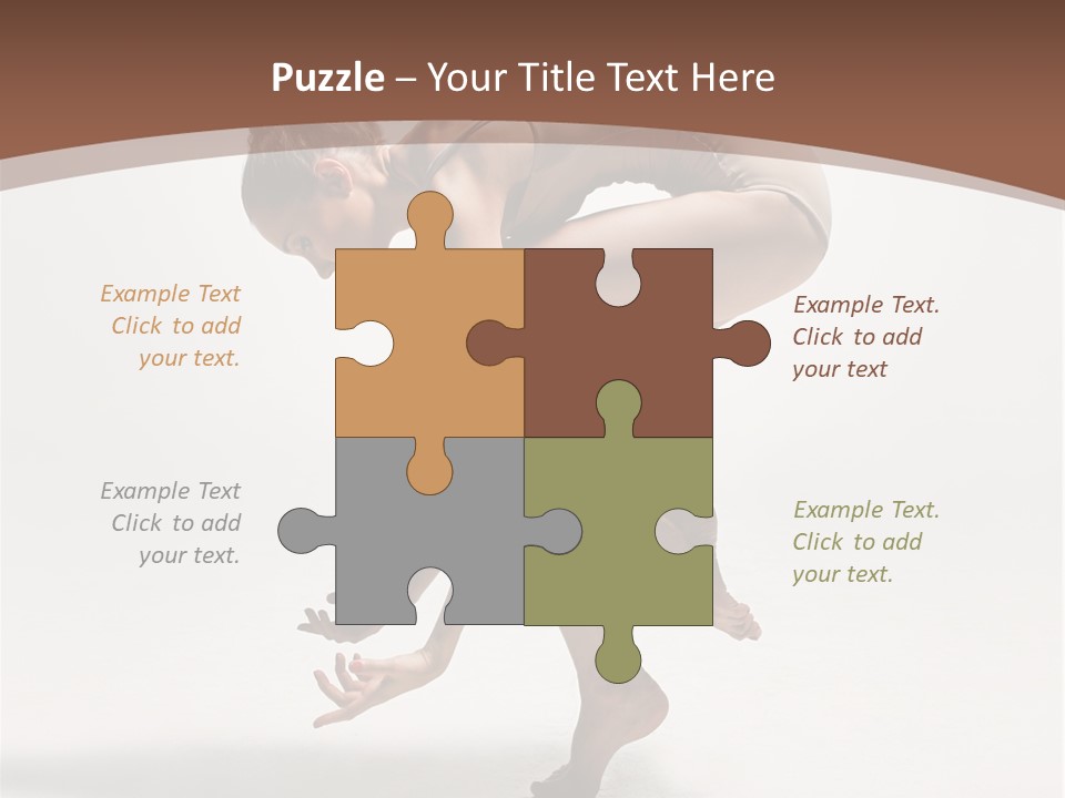 Cheerful Pose Cool PowerPoint Template